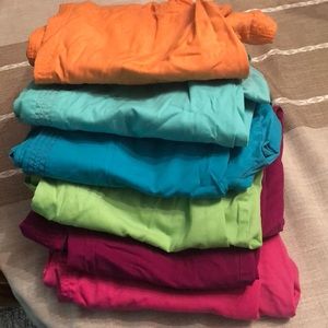 Used women’s Koi scrub pants. Size medium tall. Lot of 6.